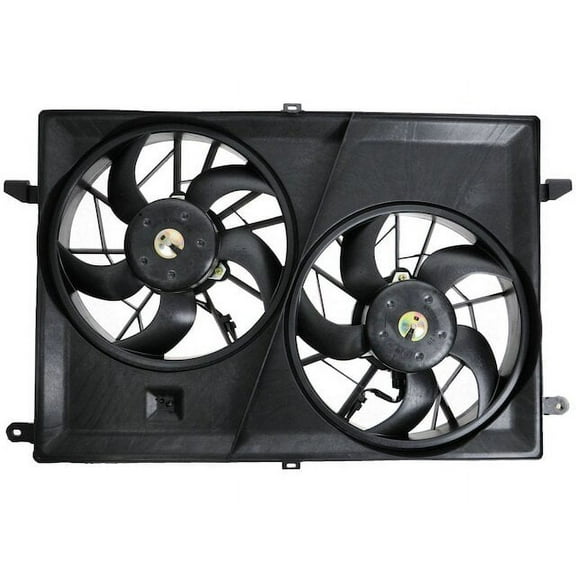 Radiator Fan Assembly - Compatible with 2008 - 2017 Buick Enclave 2009 2010 2011 2012 2013 2014 2015 2016