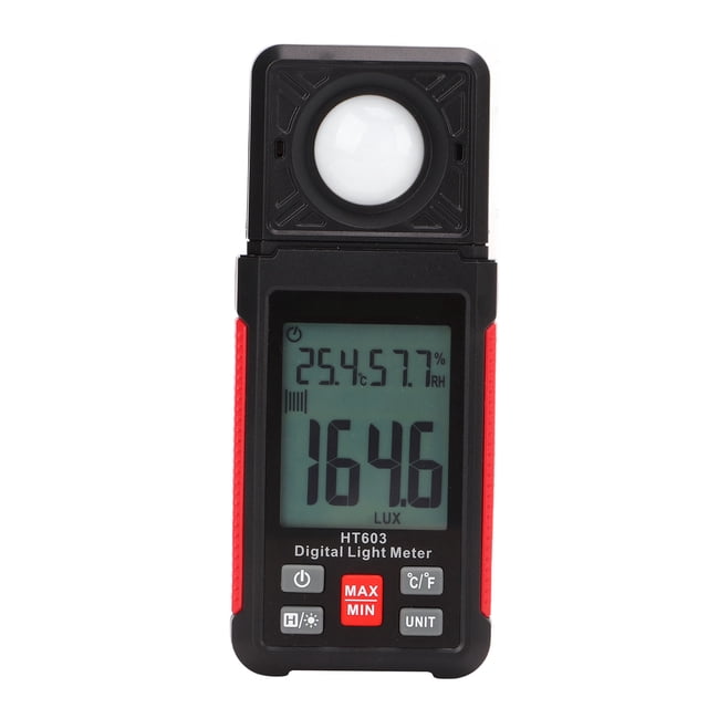 Digital Light Meter, Brightness Tester Large Range For Indoor Outdoor