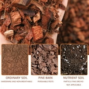 Bfogop Coco Husk Chips for Plants- Organic Coconut Coir Chips Brick with Low EC & PH Balance, Compressed Coconut Substrate Coco Chips Mulch Medium for Garden, Flowers, Plants