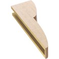 thumbnail image 6 of 4"W x 8"D x 24"H Thin Crestline Rough Cedar Woodgrain TimberThane Corbel, Primed Tan, 6 of 6