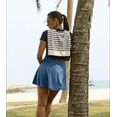 thumbnail image 4 of Athletic Skort Skirts for Women High Waisted Pleated Athletic Skort with 4 Pockets, Tennis Golf Running Casual Wear Blue S, 4 of 8
