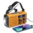 thumbnail image 1 of Radio meteorológica de emergencia OnlyEE, 5 vías, 18500 mWh, amarilla, 1 of 8