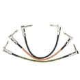thumbnail image 4 of Cables de conexión para guitarra, Cable trenzado de nailon y Metal de bajo ruido para efectos de instrumentos, 3 uds., 4 of 12