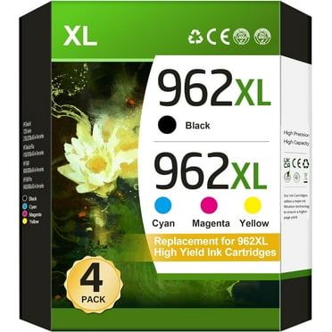 962 Ink Cartridges Compatible for HP 962XL Ink Cartridges Combo Pack Compatible for HP Officejet Pro 9025 9010 Series 9015