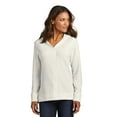 thumbnail image 1 of Port Authority Ladies Microterry Pullover Hoodie LK826 - Ivory Chiffon - M, 1 of 1