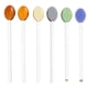 thumbnail image 1 of 6 cucharas de vidrio resistentes al calor, cuchara de café transparente, cuchara de postre de mango largo, 1 of 6