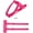 Pink, variant on ZONKIE Bike Water Bottle Cage Kit, No-Drill Silicone Adapter
