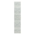 thumbnail image 3 of Unique Loom Paxon Trellis Collection Area Rug - Maeve (2' x 9' 10" Runner Ivory Aqua/Ivory), 3 of 12
