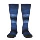 thumbnail image 1 of Fotbe Retro Blue Glitter Calcetas Divertidas Estampadas para Hombre y Mujer, Calcetas de Algodón hasta la Rodilla para Caminar, Correr, Enfermería y Embarazo, 1 of 6