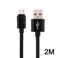 thumbnail image 3 of Youkk USB Data Transmission Sync Cable 2 Meter Braided Woven Phone Tablet 2A Fast Charging Cord, 3 of 6
