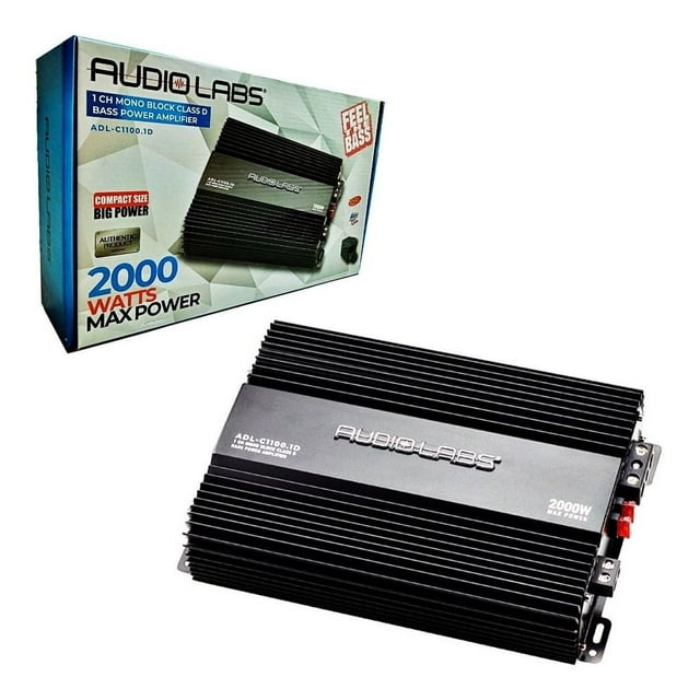 AMPLIFICADOR AUDIOLABS MONOBLOCK 1 CANAL CLASE D ADL-C1100.1D AUDIOLABS CHADL-C1100.1D