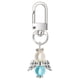 thumbnail image 1 of Llaveros para mujer, llavero de billetera, llavero de auto, lindo llavero de ángel, llavero blanco/azul, llavero colgante para baby shower, regalos, llavero., 1 of 3