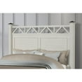 thumbnail image 4 of Roundhill Furniture Laria Antique White Finish Wood Panel Bed, Queen Size, 4 of 6