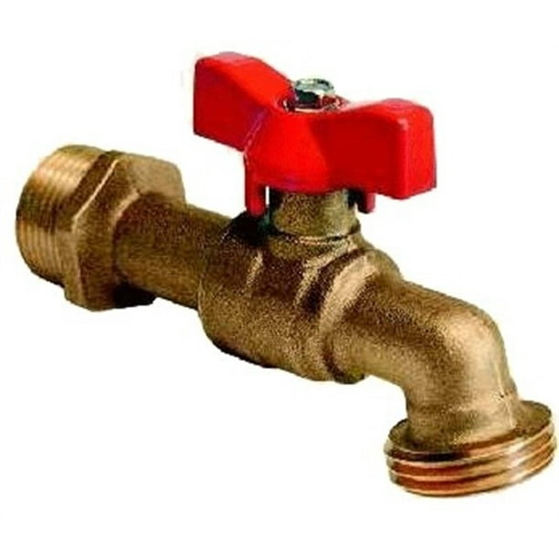 Hose Bibb,Faucet,3/4m"1/4Turn