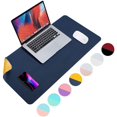 thumbnail image 1 of Dual-Sided Desk Pad Protector,Waterproof Multifunctional PU Leather Laptop Desk Mat Desk Blotter Mouse Pad Writing Pad, 1 of 4