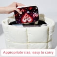 thumbnail image 6 of Valentine's Day Velvet Portable Bracelet Holder with Removable Compartment - Storage Box, Jewelry Box, and Jewelry Stand - Gift, 6 of 7
