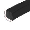 thumbnail image 3 of Solid Rectangle Rubber Seal Strip 10mm Wide 10mm Thick 5 Meters Long Black, 3 of 5