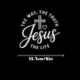 thumbnail image 3 of Dianli Religious Easter Vinyl Decal Christian Resurrection Car Laptop Motorcycle Sticker Faith Inspirational Decal Jesus Cross Easter Religious Decor Vinyl Decal, 3 of 8