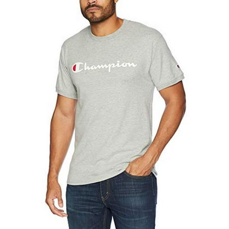 Champion Mens Logo Script S/S Tee