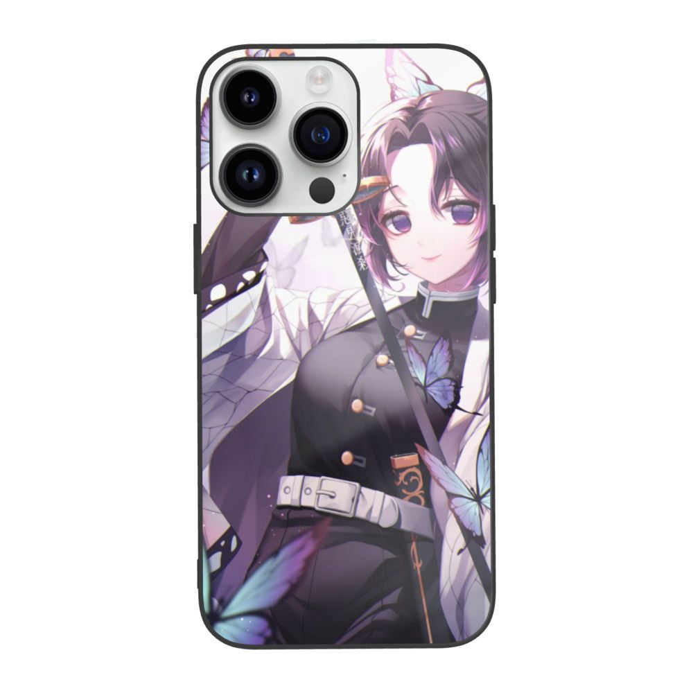 Demon Slayer Kochou Shinobu Phone Case for iPhone 14 Plus Pro Max