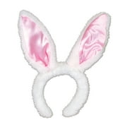 Party Decoration Plush Satin Bunny Ears- Pack Of 12