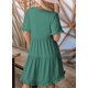thumbnail image 4 of Vestido Dokotoo Primavera-Verano para Mujer con Cuello en V Lake Blue L, 4 of 4
