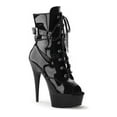 thumbnail image 2 of Women's Pleaser Delight 1033 Peep Toe Lace Up Ankle Boot, 2 of 2