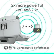 Logitech MX Master 4, Ergonomic Wireless Mouse with Advanced Performance Haptic Feedback, Pale Gray