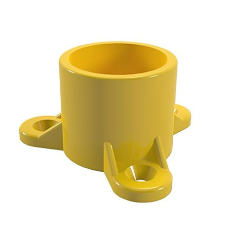 

FORMUFIT F034ECT-YE-10 3/4 Furniture Grade Table Screw Cap in Yellow 1.05 ID PVC (Pack of 10)