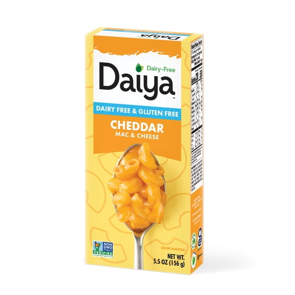 Daiya Dairy Free Gluten Free Cheddar Mac & Cheese, Vegan, 5.5 oz (Shelf Stable)
