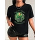 thumbnail image 1 of 1pc Women'S Casual Crew Neck T-Shirt, Glam Rock Shamrock Print, Short Sleeve, Knit Polyester Fabric, Medium Stretch, Fashion Top for Spring/Summer/Fall, 1 of 7