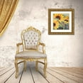 thumbnail image 3 of Lafrate, Sandra 20x20 Gold Ornate Wood Framed with Double Matting Museum Art Print Titled - Sunflowers in Watercolor II, 3 of 4