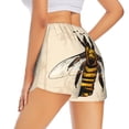 thumbnail image 3 of Bixox Women's Honey Bee pattern 2 in 1 Running Shorts - Lightweight Athletic Workout Gym Yoga Shorts Liner with Pockets - X-Large, 3 of 5