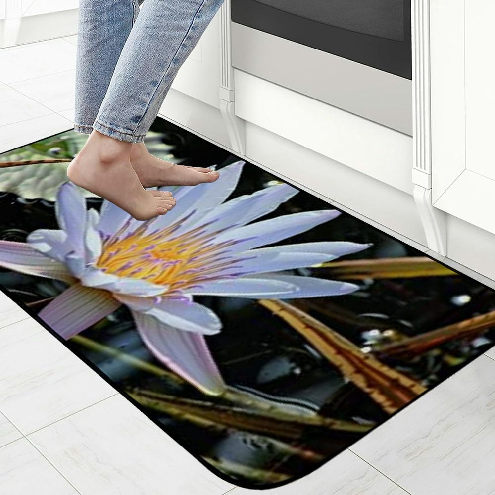 Heduofu Decorative Door Mat, Door Mat with Non-Slip Rubber Backing, Easy Cleaning, Traps Dirt, Rug for Entry, Patio, Garage  - Plant Nature Flower Leaf Petal 19.68*47.24 in