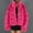 Hot Pink-B, variant on Winter Coats for Women Warm Fluffy Faux Fur Jackets Cropped Jacket Parka Outwear Solid Color Sharpe Fuzzy Jacket Coat Jackets for Women Clearance