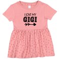 thumbnail image 3 of Inktastic I Love My Gigi with Arrow Girls Baby Dress, 3 of 5
