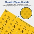 thumbnail image 5 of Avery Printable Rectangle Labels, Bright Yellow, 2/3" x 1-3/4", 440ct, 5 of 11