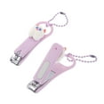 thumbnail image 5 of Unique Bargains 1 Pc Round Ring Nail Clippers Toenail Clippers 3.15"x0.98" Purple, 5 of 7