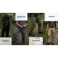 thumbnail image 6 of Men's Hiking Pants Casual Cargo Pants Camo Work Trousers with Multi Pocket(No Knee Pads), 6 of 6