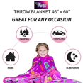 thumbnail image 5 of Franco Kids Bedding Super Soft Plush Throw Blanket, 46" x 60", Trolls World Tour, 5 of 6
