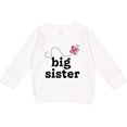 thumbnail image 2 of Inktastic Big Sister Butterfly Announcement Toddler Sweatshirt, 2 of 4