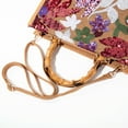 thumbnail image 2 of YIFEI Bamboo Handle Sequin Embroidered Tote Floral Clutch Evening Bag for Wedding Party, 2 of 6