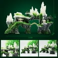 thumbnail image 2 of Yirtree Mountain View Decor Rockery Landscape Rock Hiding Cave Tree Aquarium Ornament Fish Tank Decoration, 2 of 8