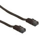 CableWholesale 10X8-62225 Cat6 Noir Plat Câble de Brassage Ethernet 32 AWG 25 Pieds – image 1 sur 1