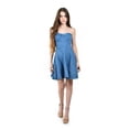 thumbnail image 1 of Vestido denim strapless Roman Fashion /Juvenil, 5908 (Azul medio) azul CH, 1 of 5