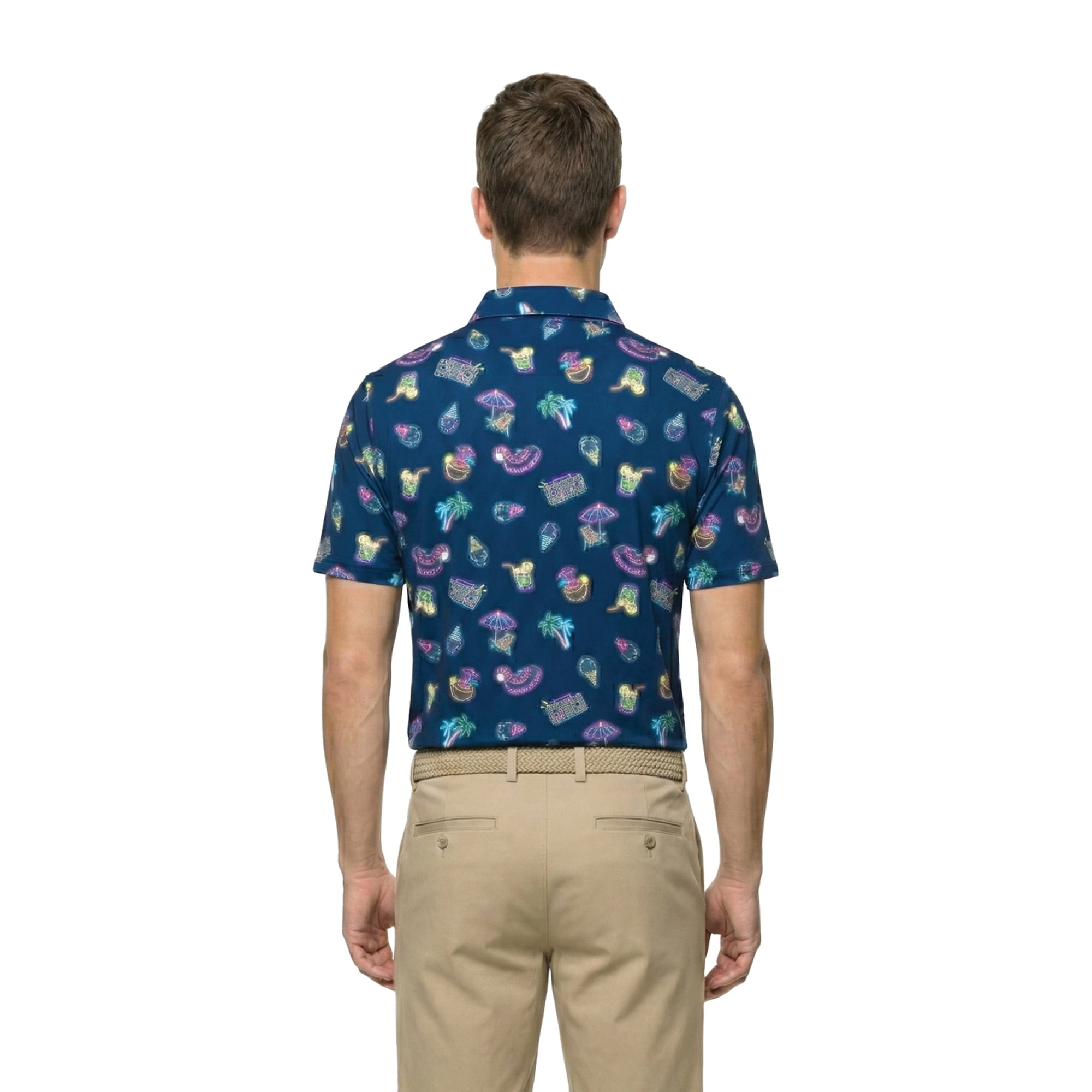 Birdie Bound Men' s & Big and Tall Golf Polo Shirts, Sizes XS-4XLT