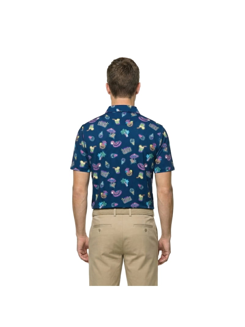 Birdie Bound Men' s & Big and Tall Golf Polo Shirts, Sizes XS-4XLT