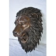 thumbnail image 3 of Nifao Lion Face Wall – Wall-Mount Bronze Fountain, Garden Water Feature, 12"L x 8"W x 18"H, 3 of 9