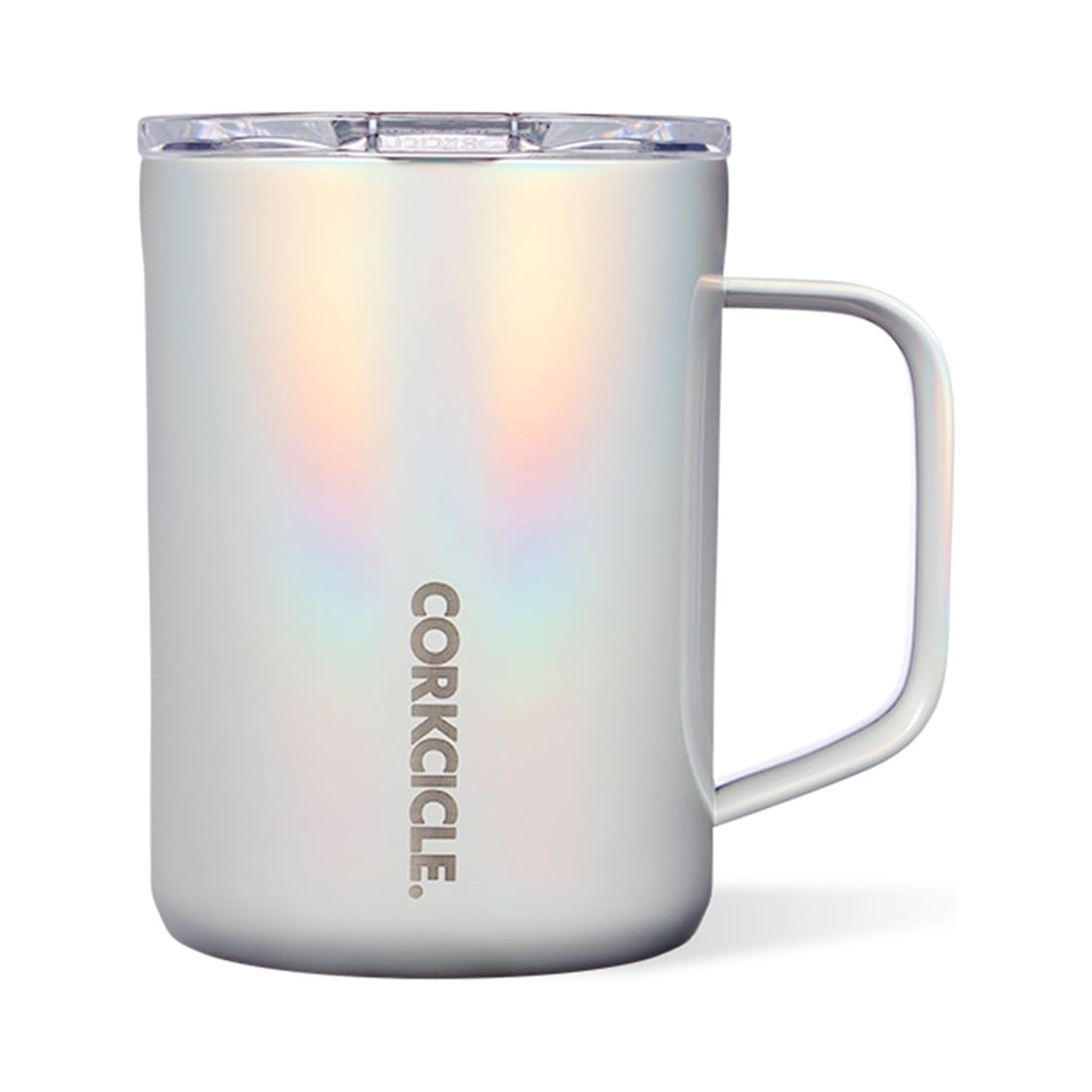 Stainless　Mug　Cup,　Oz　16　Steel　Prismatic　Triple　Coffee　Corkcicle　Insulated