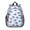 Dinosaur and Silhouette, variant on Dinosaur and Skateboard White Pattern Backpack for School, Cute School Bag with Adjustable Shoulder Straps and Padded Back, 15"x11.42"x5.5"